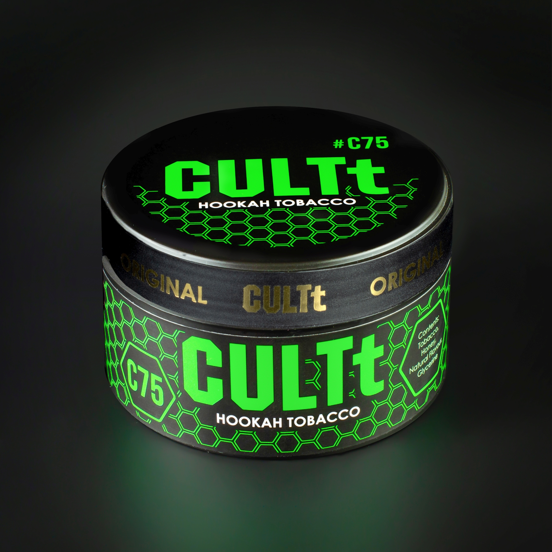 Hookah tobacco CULTt С75 — Green Apple Ice